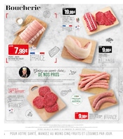 Promo Saucisse dans le catalogue Supermarchés Match du moment à la page 6