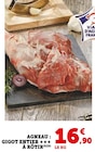 Agneau Gigot entier à rôtir en promo chez U Express Pau à 16,90 €