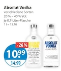 Vodka Citron von Absolut im aktuellen V-Markt Prospekt für 10,99 €