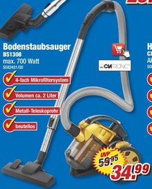 Bodenstaubsauger BS1308 bei POCO in Fürth Bodenstaubsauger BS1308 im Angebot bei POCO Fürth für 34,99 €