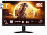 Q27G4ZR 27 Zoll QHD Gaming Monitor (0,3 ms Reaktionszeit, 240 Hz) von AOC im aktuellen MediaMarkt Saturn Prospekt für 199,00 €