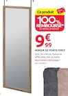 Promo MIROIR DE PORTE FIRST à 9,99 € dans le catalogue Mr.Bricolage à Treffiagat