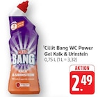 WC Power Gel Kalk & Urinstein Angebote von Cillit Bang bei E center Freiburg für 2,49 €