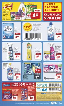 Ariel im combi Prospekt "Markt - Angebote" mit 36 Seiten (Paderborn)