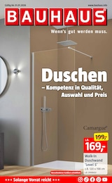 Dusche Angebot im aktuellen BAUHAUS Prospekt auf Seite 1