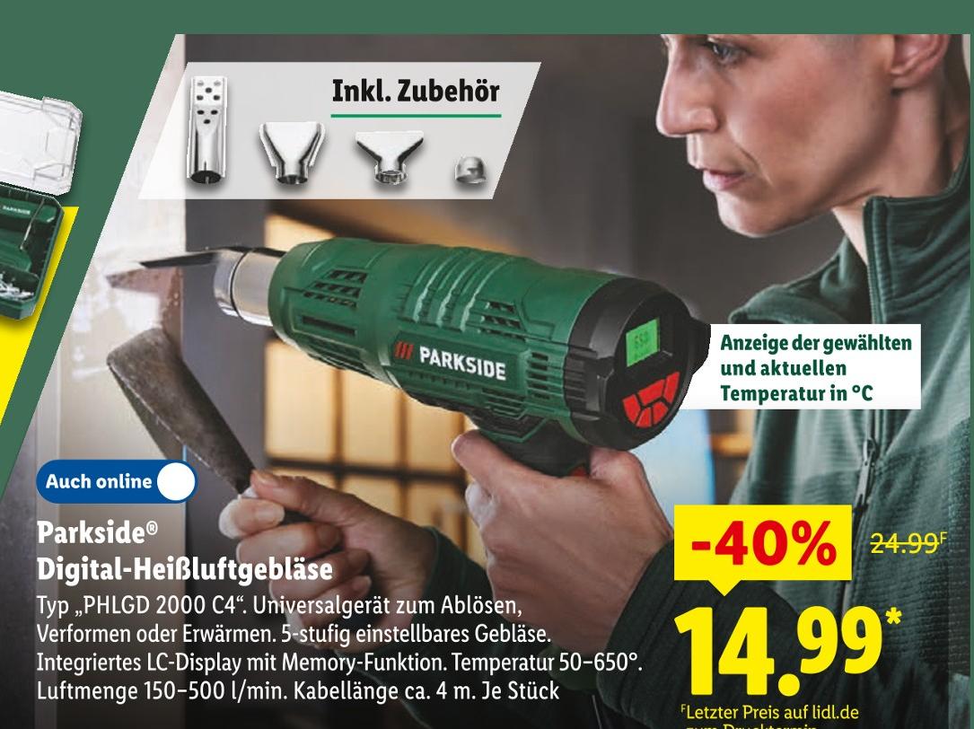 Digital-Heißluftgebläse