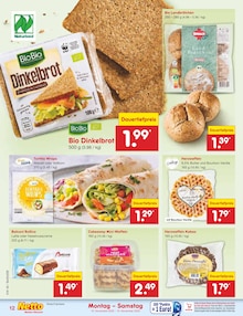 Bio Brot Angebot im aktuellen Netto Marken-Discount Prospekt auf Seite 12