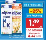 Not Milk, Hafer- oder Sojadrink bei Netto Marken-Discount im Prospekt "" für 1,49 €