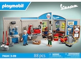 71620 60S VESPA GARAGE Spielset, Mehrfarbig Angebote von PLAYMOBIL bei MediaMarkt Saturn Regensburg für 27,99 €