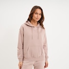 Promo Sweat hoodie molleton à capuche marron clair femme à 15,99 € dans le catalogue La Halle à Lanester