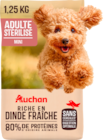 CROQUETTE À LA DINDE SANS CÉRÉAL POUR CHIEN MINI STÉRILISÉ AUCHAN - AUCHAN en promo chez Auchan Hypermarché CROQUETTE À LA DINDE SANS CÉRÉAL POUR CHIEN MINI STÉRILISÉ AUCHAN - AUCHAN dans le catalogue Auchan Hypermarché