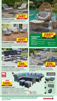 Gartenmöbel im toom Baumarkt Prospekt "Respekt, wer's selber macht." mit 28 Seiten (Bottrop)
