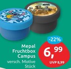 Fruchtbox Campus von Mepal für 6,99 € bei budni im Angebot Fruchtbox Campus von Mepal im aktuellen budni Prospekt