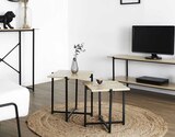 Lot de 2 tables gigognes Loka dans le catalogue Maxi Bazar