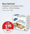 Selection im V-Markt Prospekt Selection von Wasa im aktuellen V-Markt Prospekt für 1,99 €