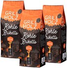 Holzkohle Briketts Angebote von Grillholz bei REWE Bielefeld für 6,98 €
