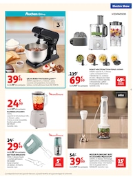 Prix et réduction Mixeur Plongeant dans le prospectus Auchan Hypermarché en cours Offre Mixeur Plongeant dans le catalogue Auchan Hypermarché du moment à la page 5