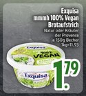 mmmh 100% Vegan Brotaufstrich von Exquisa im aktuellen EDEKA Prospekt für 1,79 €