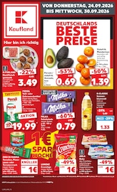 Aktueller Kaufland Supermarkt Prospekt in Hünstetten und Umgebung, "Hier bin ich richtig" mit 70 Seiten, 24.09.2026 - 30.09.2026