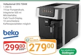 Aktuelle Kaffeevollautomat Angebote bei GLOBUS in Saarbrücken Aktuelles Vollautomat CEG 7304X Angebot bei GLOBUS in Saarbrücken ab 279,00 €