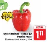 Paprika rot im aktuellen Prospekt bei E center in Ellhofen
