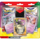 Pack 2 boosters + 3 cartes promo Pokémon - POKEMON en promo chez Carrefour L'Haÿ-les-Roses à 12,99 €