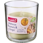 Duftkerze im Glas Rosemary & Ginger im Angebot bei dm-drogerie markt in Trier Duftkerze im Glas Rosemary & Ginger Angebote von Profissimo bei dm-drogerie markt Trier für 1,75 €