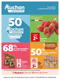 Offre Fraise dans le catalogue Auchan Supermarché du moment à la page 1