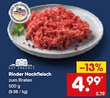 Rinder Hackfleisch im Angebot bei Netto Marken-Discount in Pforzheim Rinder Hackfleisch Angebote von GUT PONHOLZ bei Netto Marken-Discount Pforzheim für 4,99 €