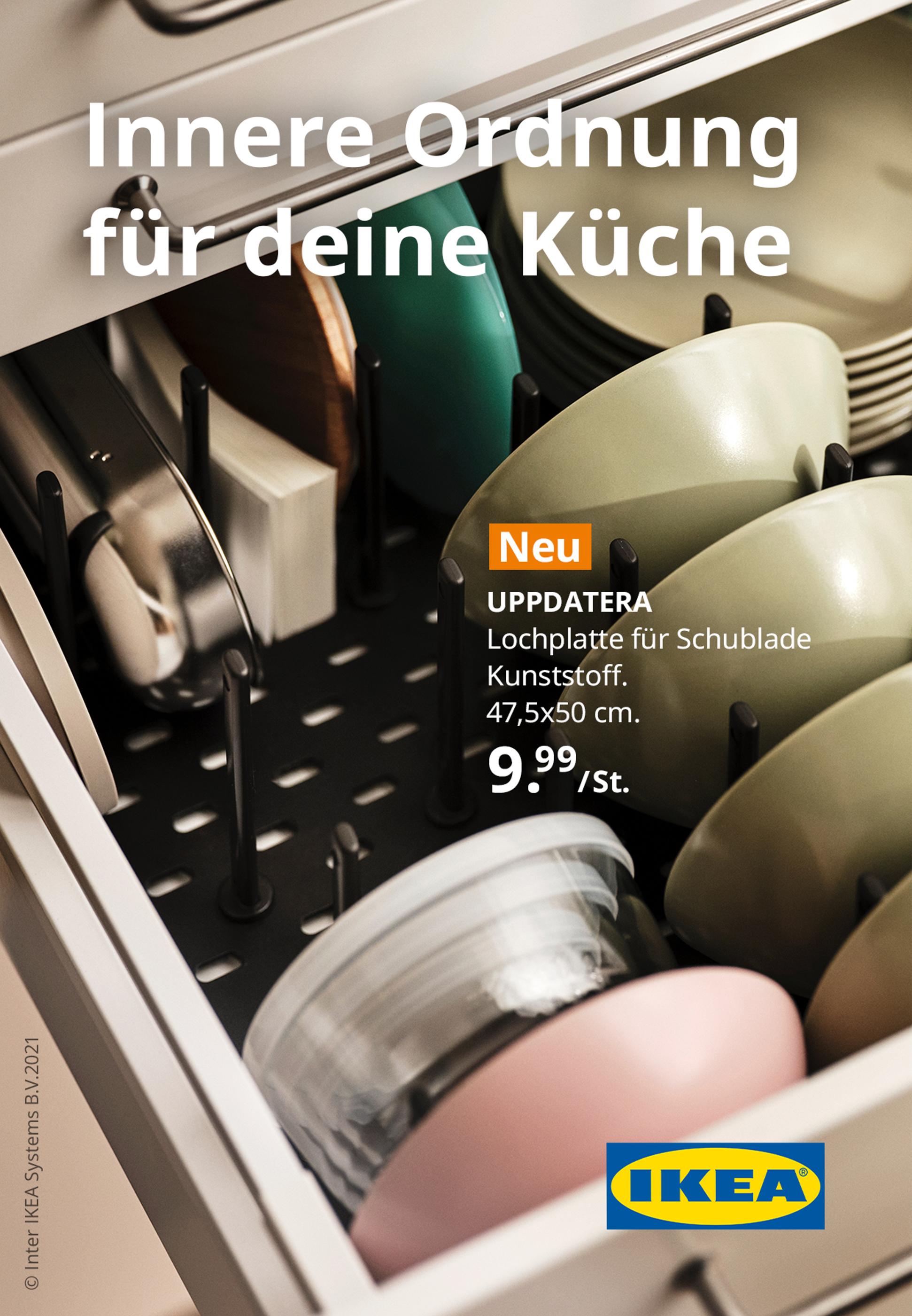 IKEA Prospekt für Bergheim mit 1 Seite IKEA Prospekt für Bergheim: "Innere Ordnung für deine Küche", 1 Seite, 10.01.2022 - 17.01.2022