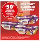 Promo -50% de remise immédiate sur le 2ème produit identique sur tout blediner bledina à  dans le catalogue Hyper U à Clermont-L'Hérault