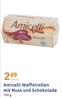 Waffelrollen mit Nuss und Schokolade Angebote von Amicelli bei Action Peine für 2,49 €