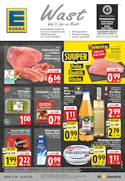 EDEKA Prospekt "Aktuelle Angebote", 28 Seiten, 21.09.2026 - 21.09.2026 Aktueller EDEKA Prospekt, "Aktuelle Angebote", mit Angeboten der Woche, gültig von 21.09.2026 bis 21.09.2026