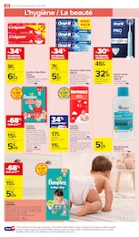 Prix et réduction Oral-B dans le prospectus Carrefour Market en cours Offre Oral-B dans le catalogue Carrefour Market du moment à la page 48