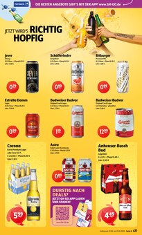 Bier im Getränke Hoffmann Prospekt "Aktuelle Angebote" mit 8 Seiten (Rheda-Wiedenbrück)