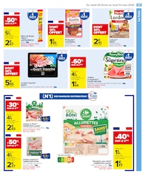 Offre Lardons Fumés dans le catalogue Carrefour du moment à la page 31