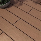 Lame terrasse composite HIMYA NATERIAL teck, L.240 x l.14.2 cm x Ep.22 mm - NATERIAL en promo chez Leroy Merlin Suresnes à 19,10 €