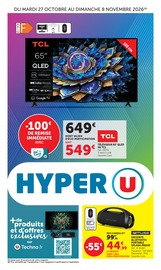 Promos Télévision dans le catalogue "HYPER U" de Hyper U Télévision en promo dans le catalogue Hyper U à la page 1