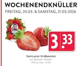 Aktuelles Erdbeeren Angebot bei Hieber in Freiburg (Breisgau) ab 3,33 €