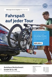 Aktueller Volkswagen Werkstatt & Auto Prospekt in Feuchtwangen und Umgebung, "Neuer Frühling, neuer Grip" mit 1 Seite, 01.03.2025 - 31.05.2025