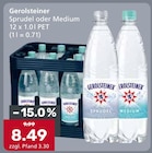 Aktuelle Gerolsteiner Angebote bei Getränke König in Augsburg Aktuelles Sprudel Angebot bei Getränke König in Augsburg ab 8,49 €