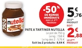 Pâte à tartiner - NUTELLA - U Express à Brest Pâte à tartiner - NUTELLA en promo chez U Express Brest à 2,88 €
