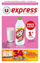 U Express Catalogue "U express", 16 pages, Marseille,  20/09/2022 - 01/10/2022