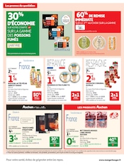Promos Lait dans le catalogue "OFFRES DU MOMENT" de Auchan Supermarché Lait en promo dans le catalogue Auchan Supermarché à la page 10