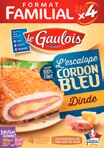 Dinde - LE GAULOIS dans le catalogue Carrefour L'escalope Cordon bleu de dinde - Format Familial - LE GAULOIS à 6,80 € en promo chez Carrefour