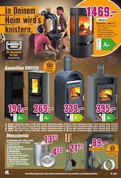 Hornbach Kamin im Prospekt 