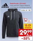 Sweathoody „Entrada“ im Angebot bei Netto Marken-Discount in Völklingen Sweathoody „Entrada“ Angebote von adidas bei Netto Marken-Discount Völklingen für 29,99 €