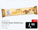 Aktuelles Frischer Butter Blätterteig Angebot bei Konsum in Dresden ab 1,99 €