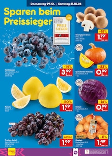 Champignons im Netto Marken-Discount Prospekt "Aktuelle Angebote" mit 69 Seiten (Duisburg)