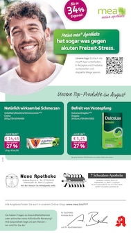 mea - meine apotheke Prospekt der KW 32 "Unsere August-Angebote" Aktueller mea - meine apotheke Prospekt "Unsere August-Angebote" Seite 1 von 4 Seiten